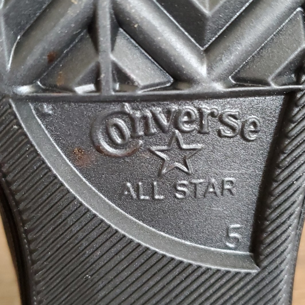 NWOB Converse All Star Sneakers Black - Picture 4 of 8